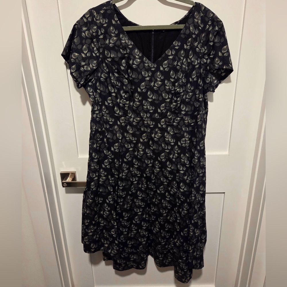 eShakti Cotton Floral Print Dress